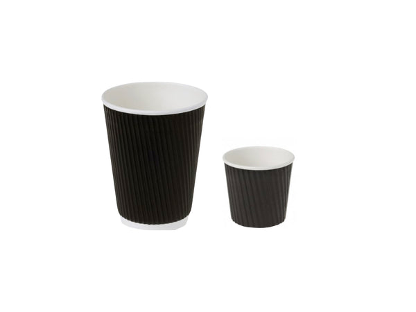 Black Ripple Cups